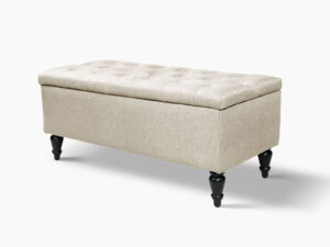 Abble Storage Ottoman Linen Beige M Pr65431 Ottomans Nz Depot - Nz Depot