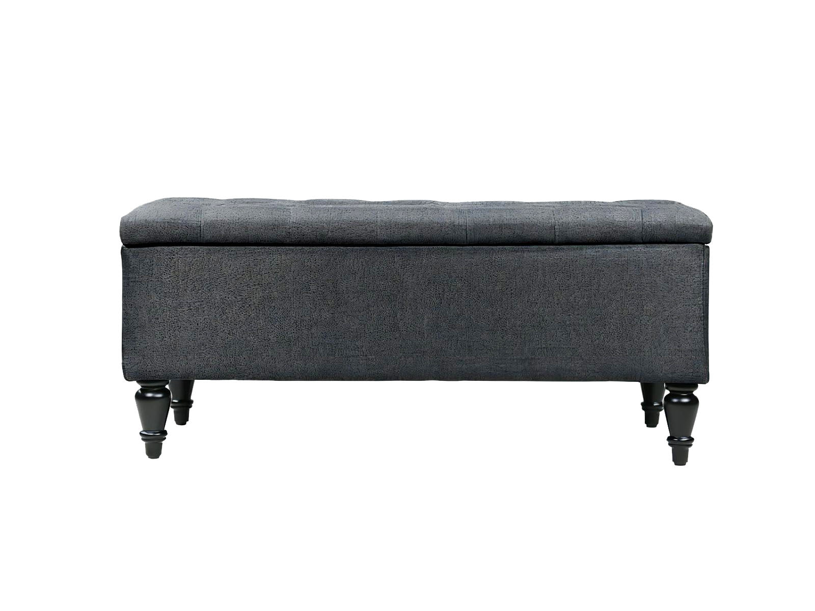 Abble Storage Ottoman Linen Navy M PR65433 Ottomans NZ DEPOT 4 - NZ DEPOT