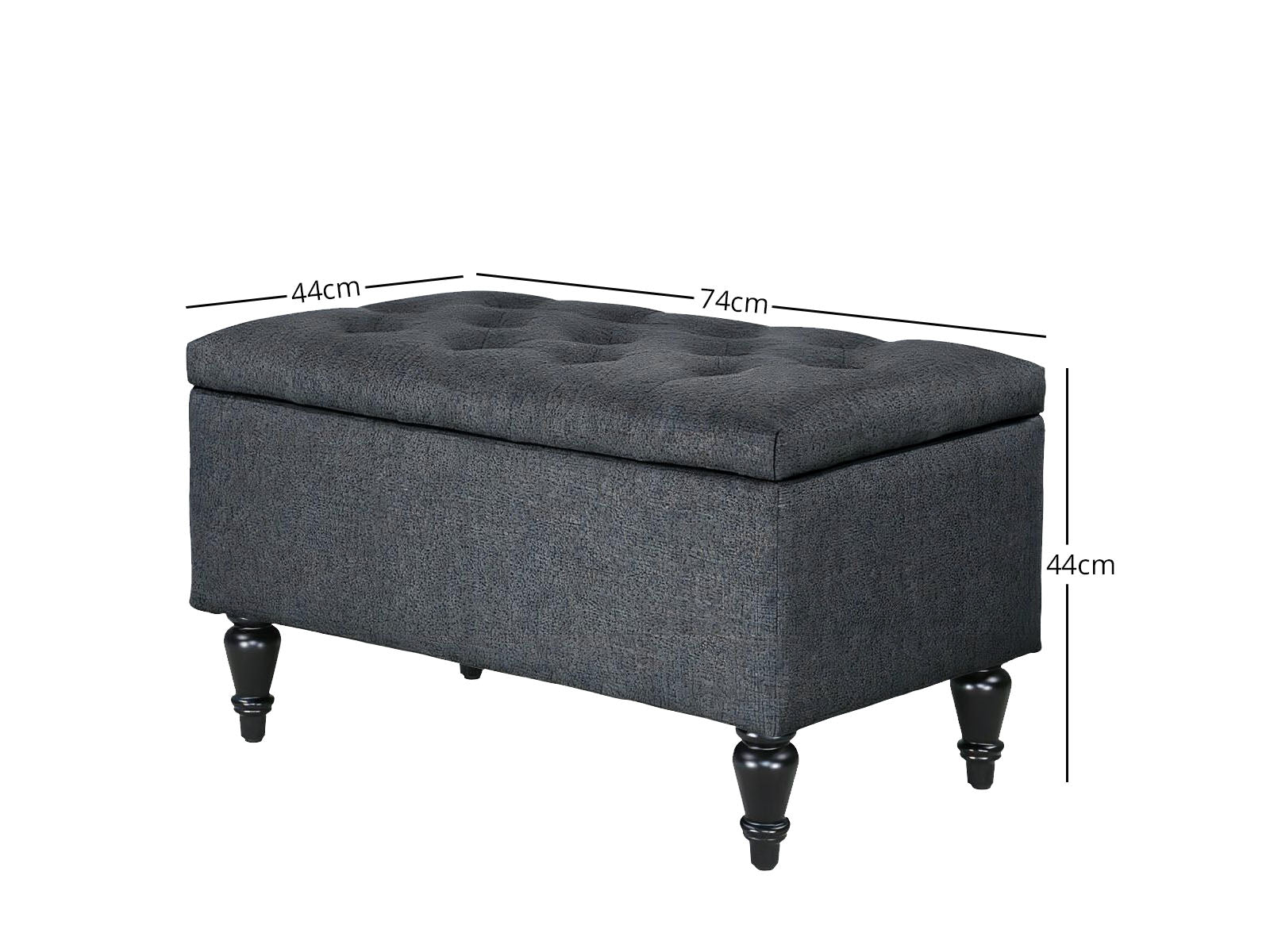 Abble Storage Ottoman Linen Navy S Pr65430 Ottomans Nz Depot 3 - Nz Depot