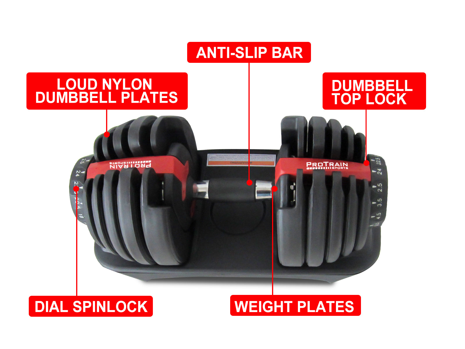 Adjustable Dumbbell 24Kg Pr6072 Weight Bench Nz Depot 4 - Nz Depot