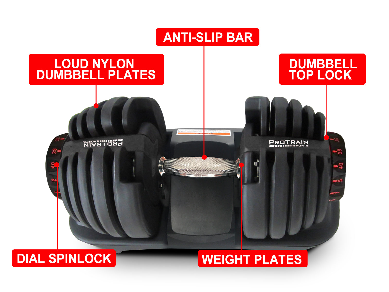 Adjustable Dumbbell 40Kg Pr6073 Weight Bench Nz Depot 5 - Nz Depot