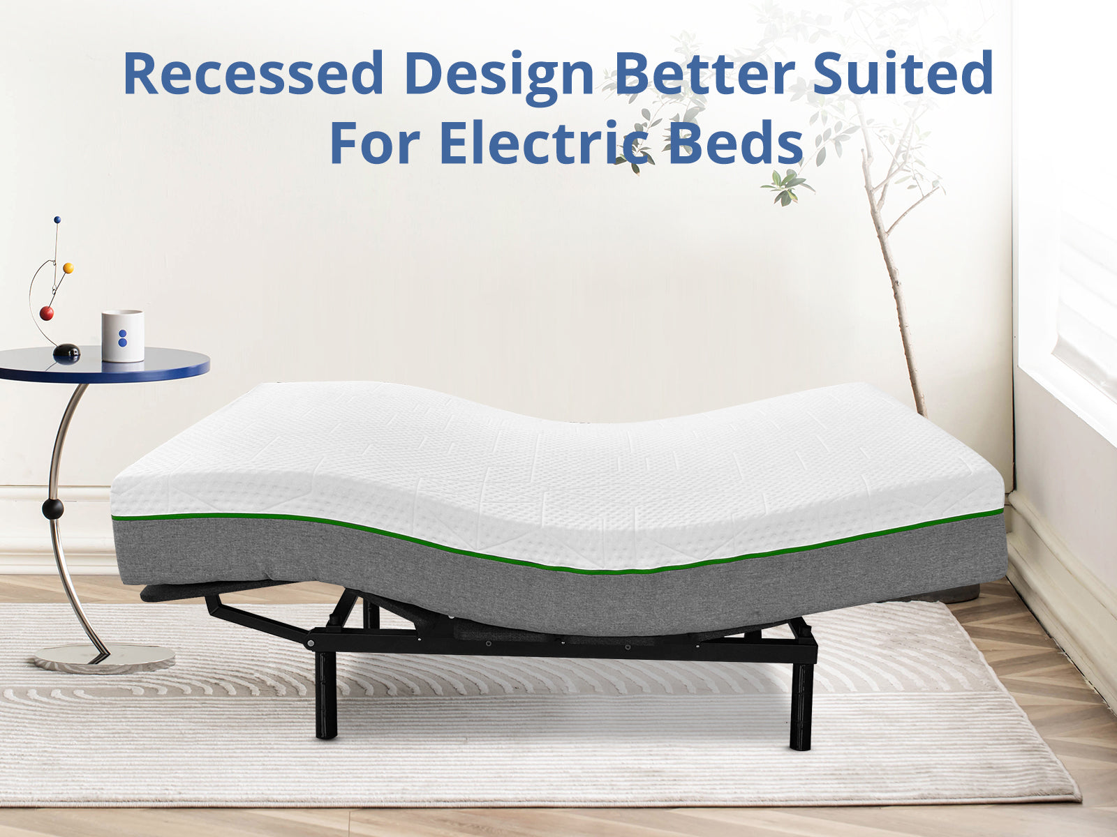 Adjustable Electric Bed With Memory Foam Mattress Queen Combo Pr65621 Bed Frames Nz Depot 13 - Nz Depot