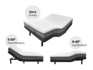 Adjustable Electric Bed Aqua200 Splitted Super King With Mattress Combo Pr65627 Bed Frames Nz Depot - Nz Depot