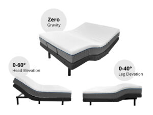 Adjustable Electric Bed Aqua200M Splitted Super King With Mattress Combo Pr65628 Bed Frames Nz Depot - Nz Depot