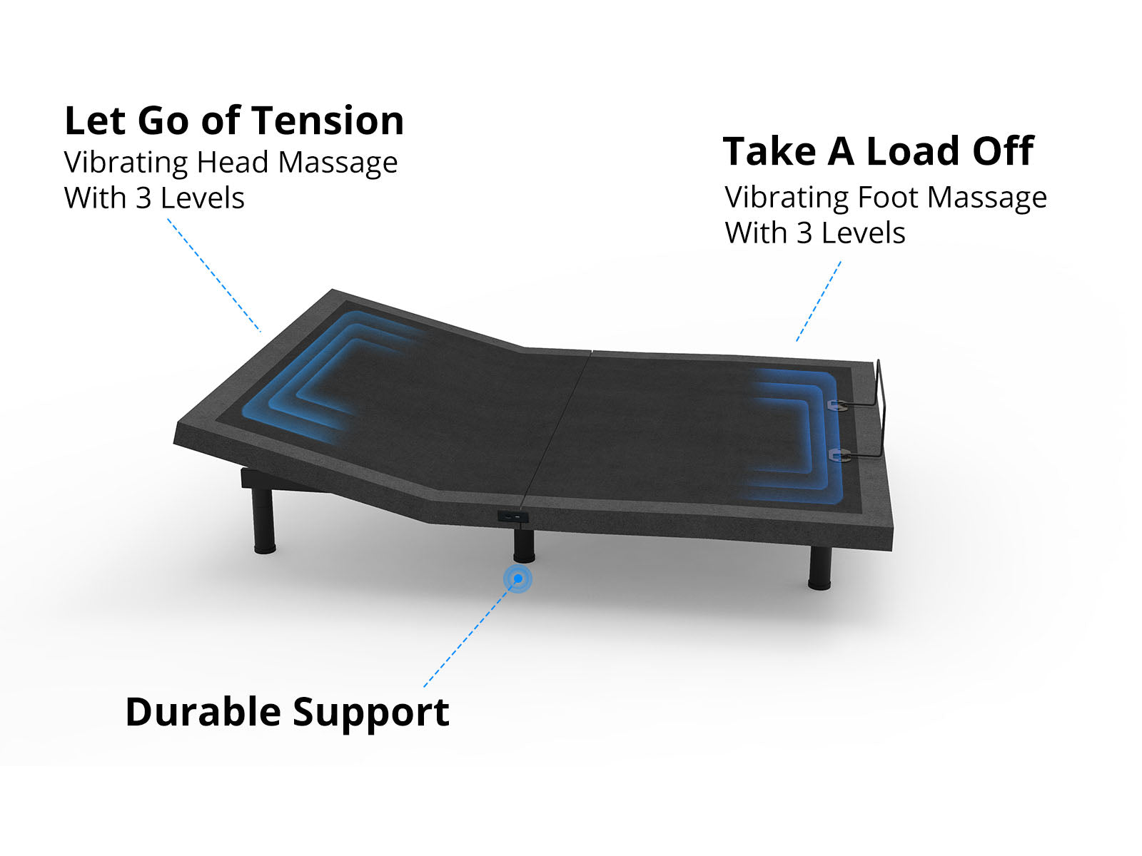 Adjustable Electric Bed Aqua200M Splitted Super King With Mattress Combo Pr65628 Bed Frames Nz Depot 6 - Nz Depot