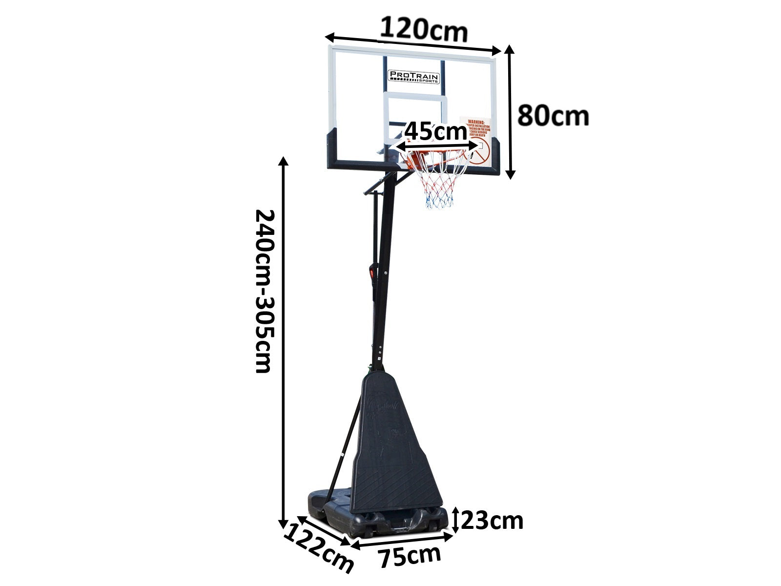 Adjustable Portable Basketball Stand Hoop Pr8097 Kid Organisers Nz Depot 8 - Nz Depot