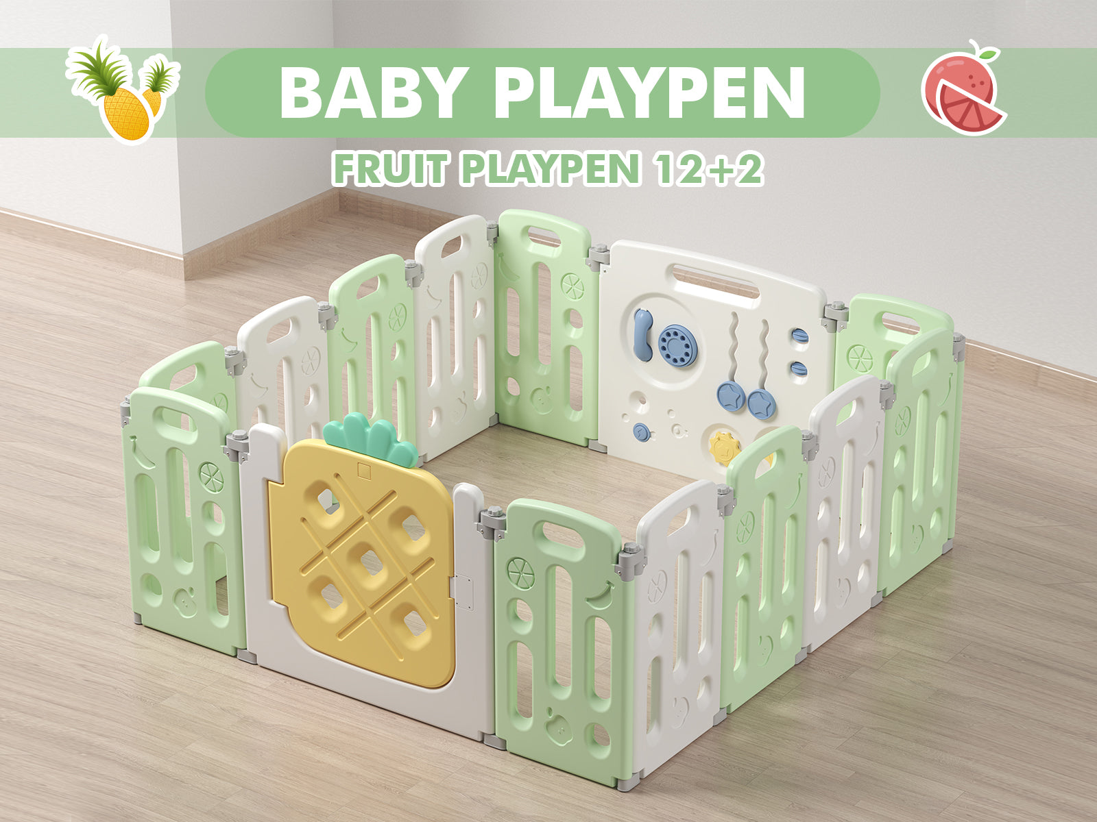 Baby Fruit Playpen Pr6647 Kid Organisers Nz Depot 3 - Nz Depot