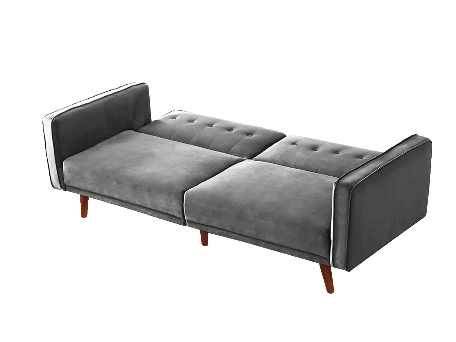 Berman Futon Sofa Bed Velvet Pr8883 Sofas Sectionals Sofa Beds Nz Depot 5 - Nz Depot