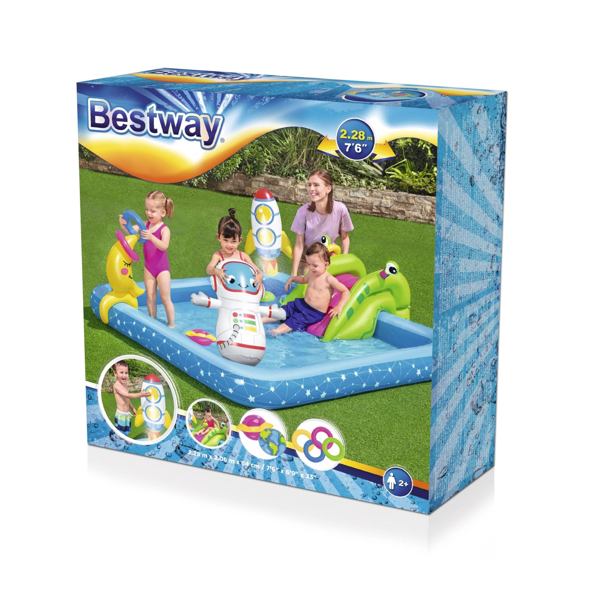 Bestway Kids Wading Pool 53126 Pr10113 Swimming Pools Air Beds Nz Depot 9 - Nz Depot