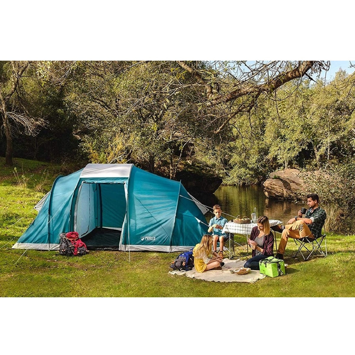 Bestway Pavillo Family Ground 6 Tent Pr6159 Tents Nz Depot 8 - Nz Depot