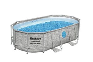 Bestway Power Steel Oval Pool 4.27M Pr10116 Swimming Pools Air Beds Nz Depot - Nz Depot