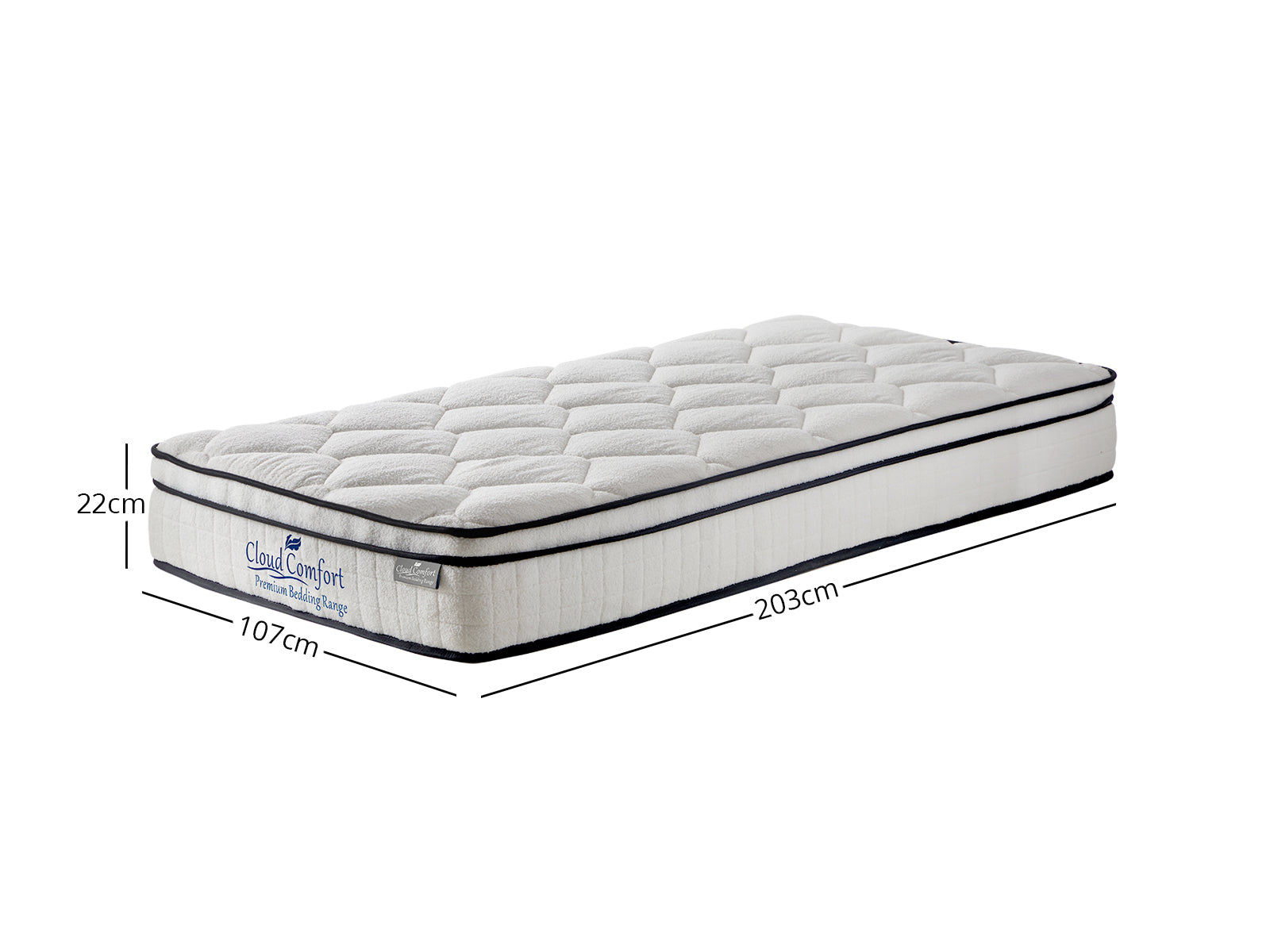 Boucle 22 Mattress King Single Pr12653 Mattresses Nz Depot 3 - Nz Depot