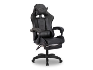 Chano Deluxe Gaming Chair Pu Black Pr8924 Office Chairs Nz Depot - Nz Depot