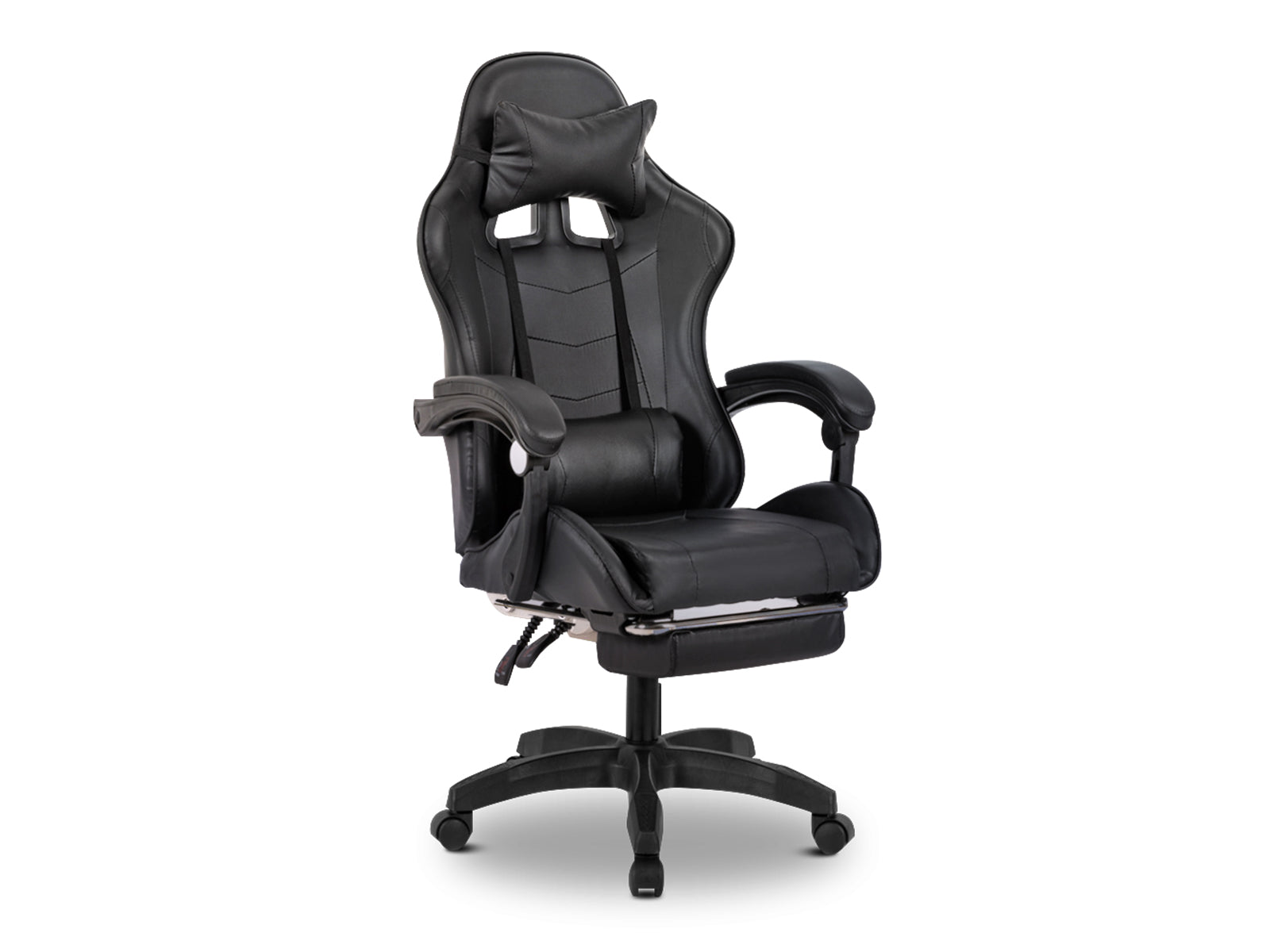 Chano Deluxe Gaming Chair Pu Black