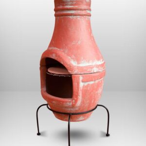 Clay Pizza Oven With Stand + Grill