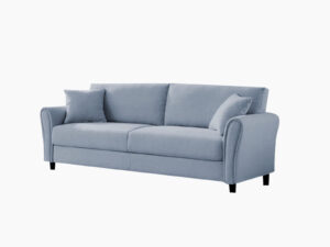 DS Cozza Linen Sofa Blue PR65464 Sofas Sectionals Sofa Beds NZ DEPOT