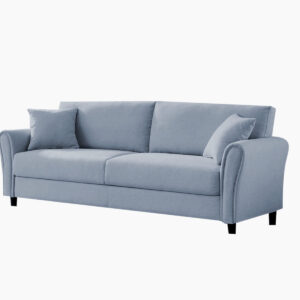 Cozza Linen Sofa Blue