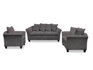 Ds Nz Made Chika Sofa 321 Kido Black Pr9112 2 Sofas Sectionals Sofa Beds Nz Depot - Nz Depot