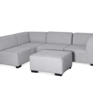 DS NZ made Andy corner sofa Comfy Silver