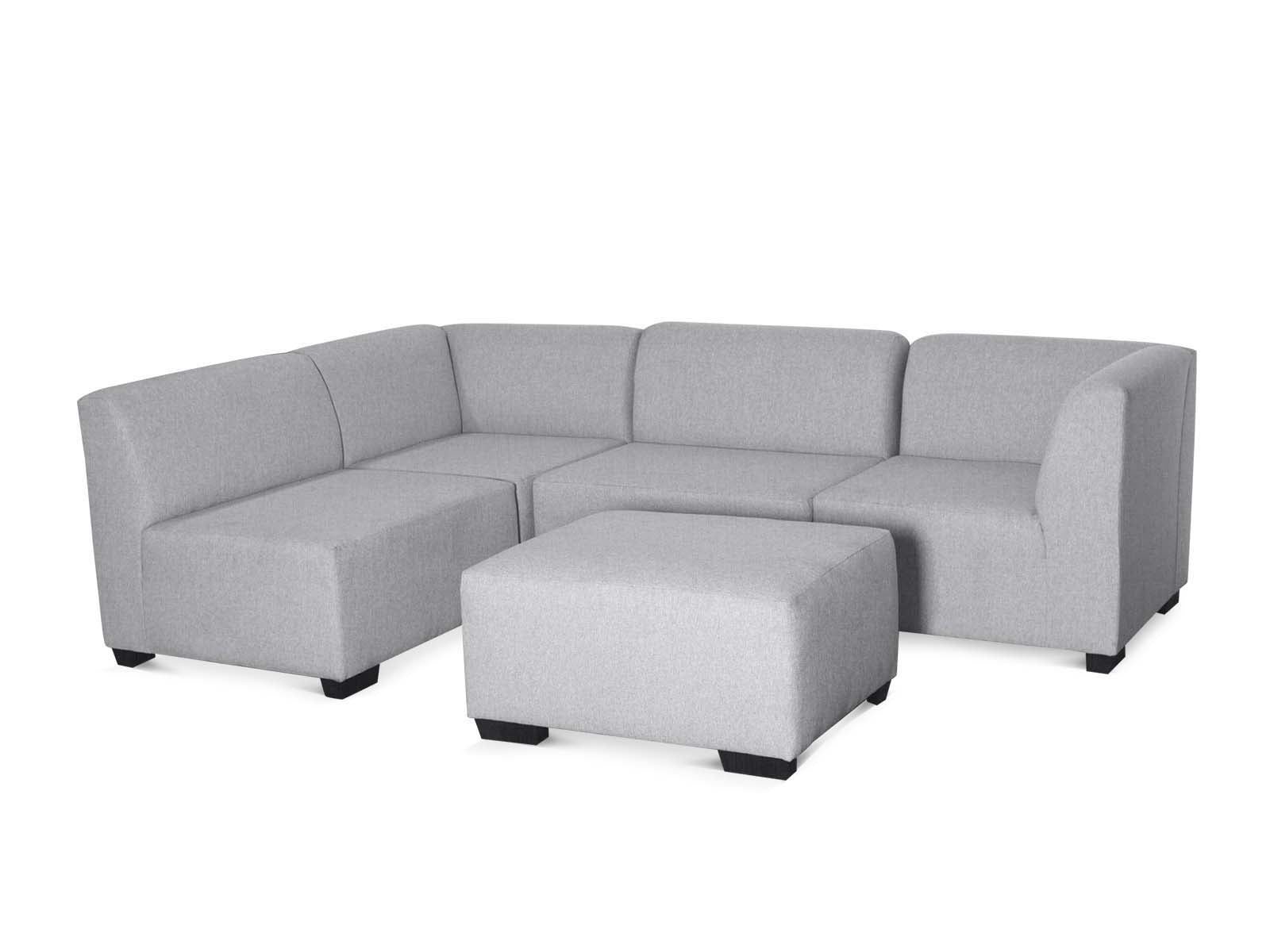 Ds Nz Made Andy Corner Sofa Comfy Silver