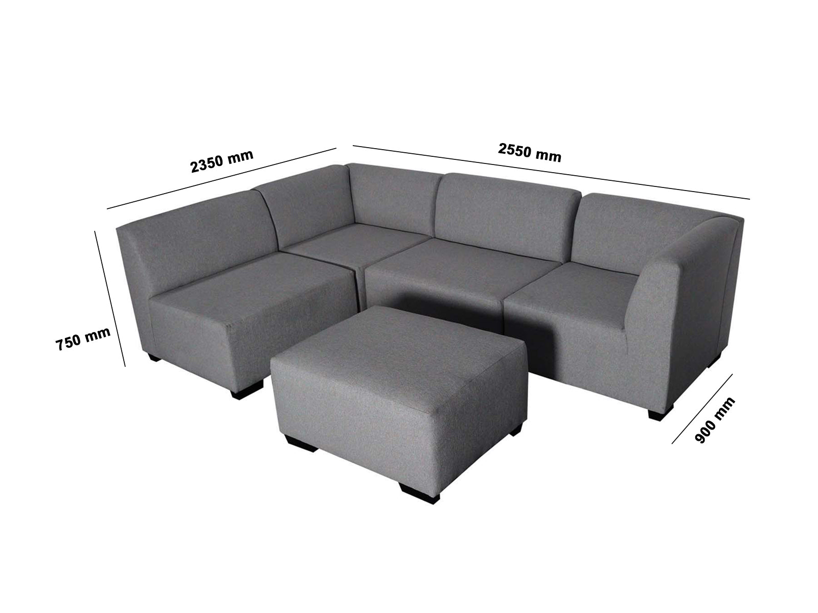 Ds Nz Made Andy Corner Sofa Vish Grey Pr65427 1 Sofas Sectionals Sofa Beds Nz Depot 7 - Nz Depot