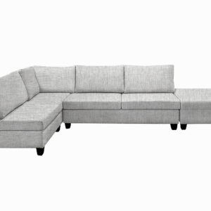 DS NZ made Bhumi corner sofa Comfy silver