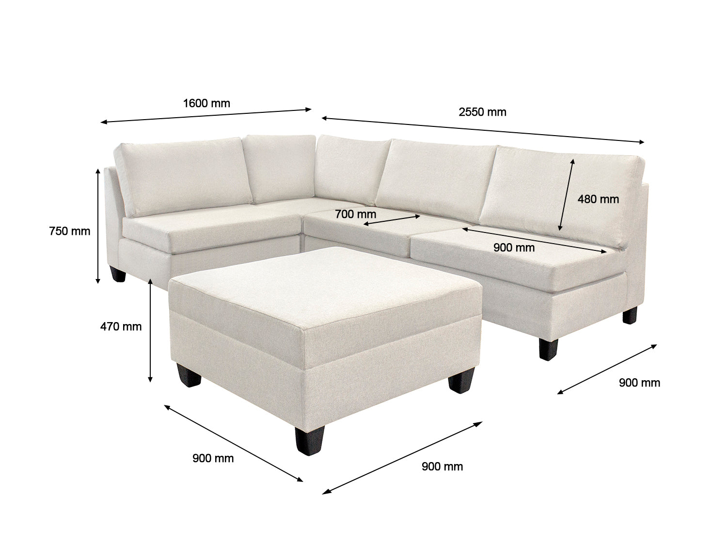 Ds Nz Made Bhumi Corner Sofa Kido Marble Pr9144 Sofas Sectionals Sofa Beds Nz Depot 6 - Nz Depot