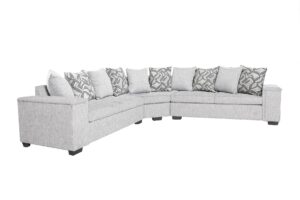 Ds Nz Made Ella Corner Sofa Comfy Silver With Pattern Cushions Michigan Pr9499 Sofas Sectionals Sofa Beds Nz Depot - Nz Depot