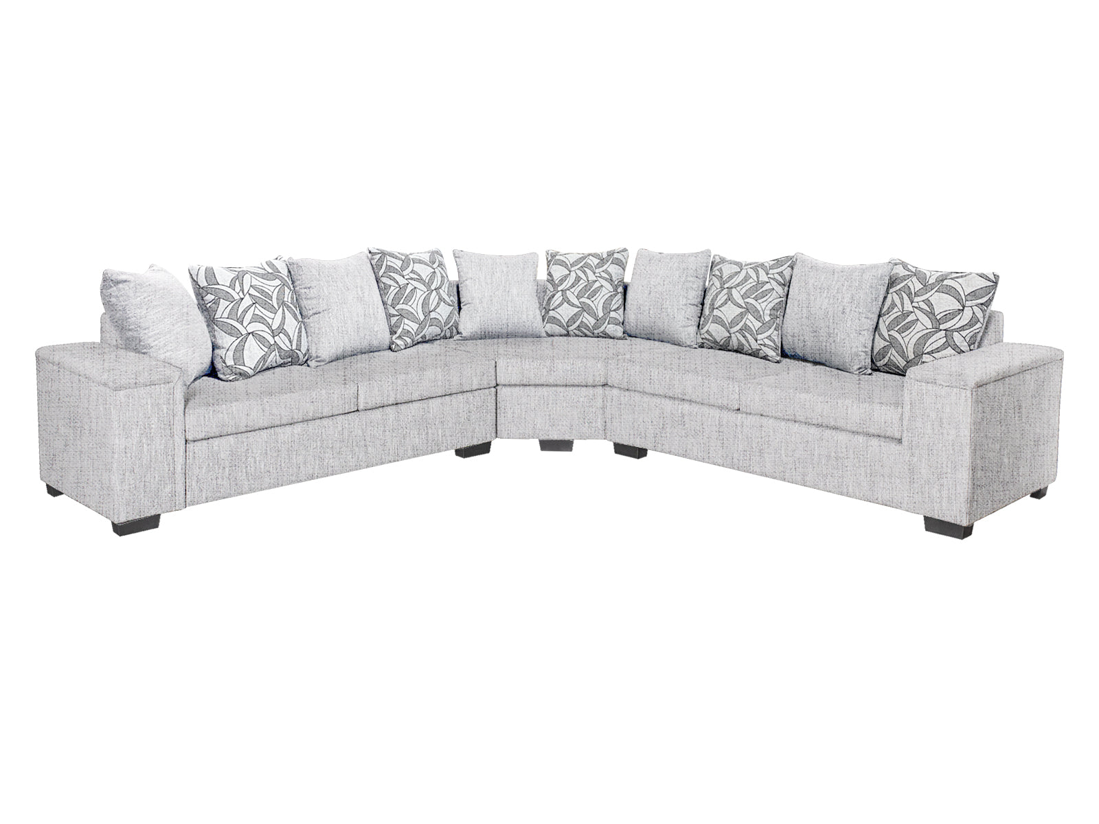 Ds Nz Made Ella Corner Sofa Comfy Silver With Pattern Cushions Michigan Pr9499 Sofas Sectionals Sofa Beds Nz Depot 4 - Nz Depot