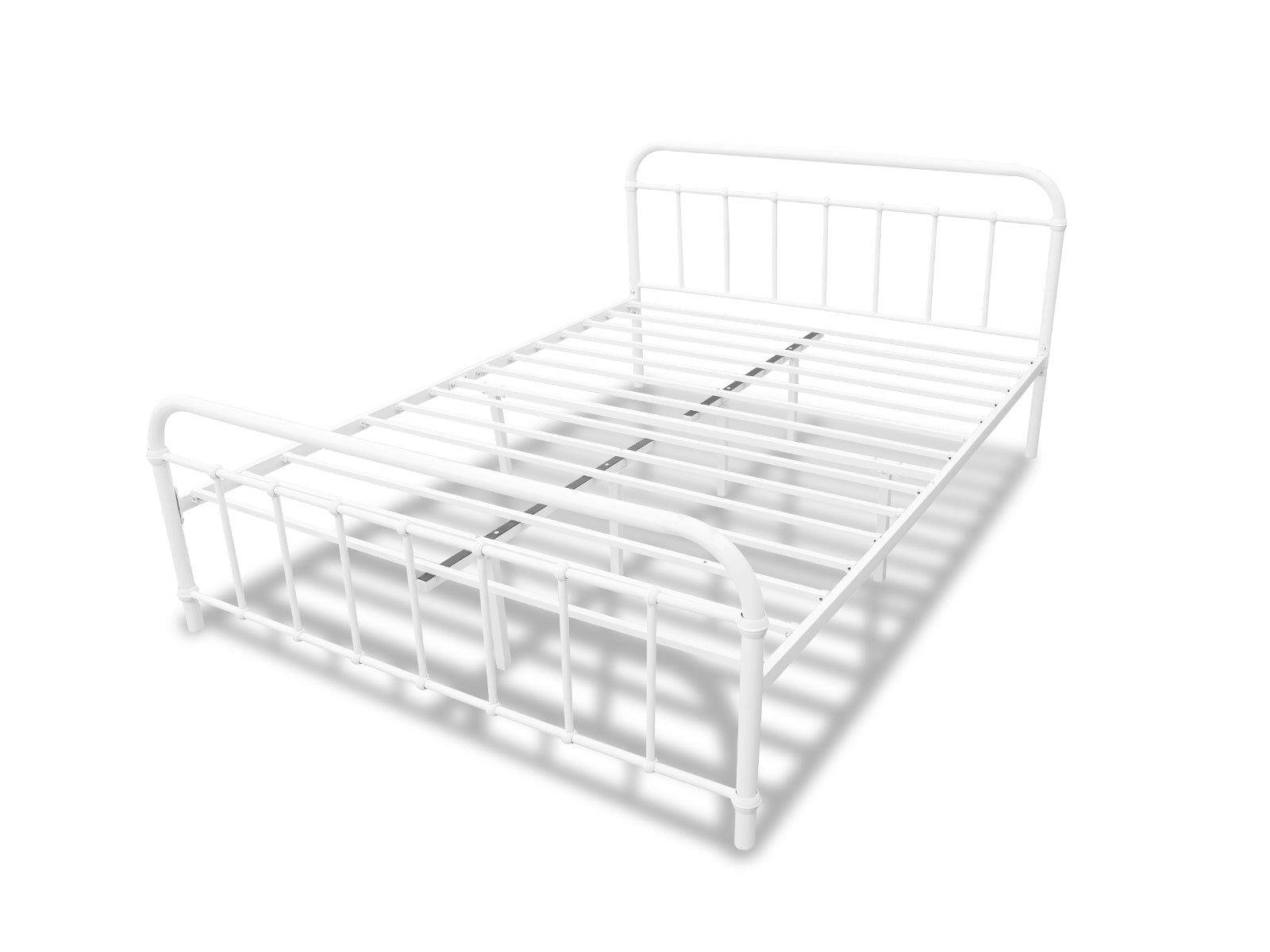 Darcy Metal Bed Queen White Pr2754 Bed Frames Nz Depot 4 - Nz Depot