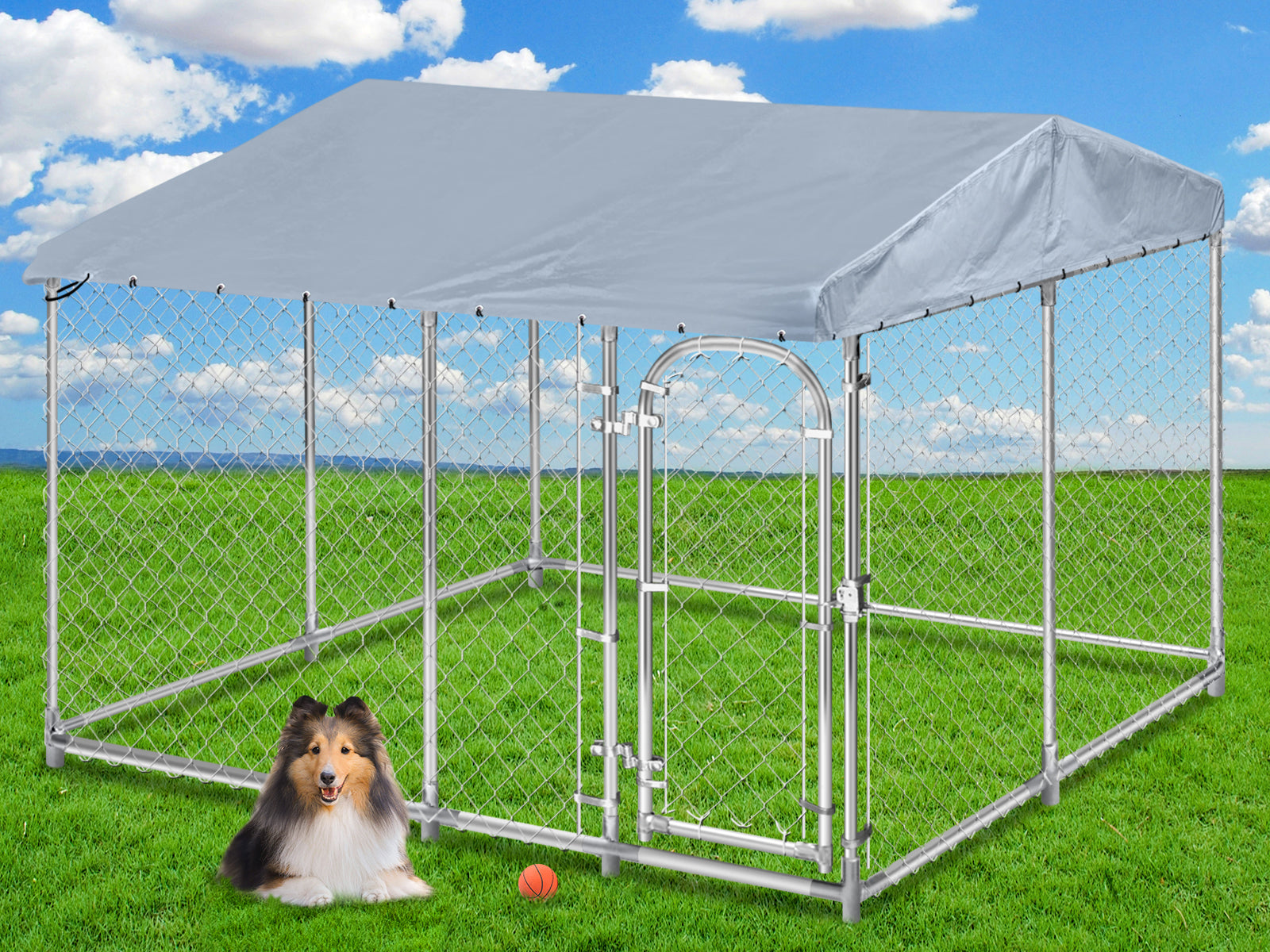 Dog Run B Upgrade Roof 3X3X1.8M Pr5163 Bedding Nz Depot 3 - Nz Depot