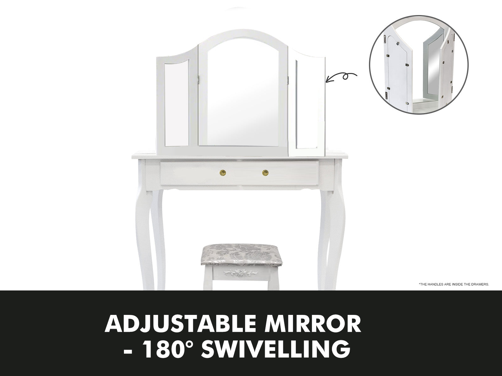 Dressing Table Pr9070 Dressing Tables Nz Depot 3 - Nz Depot