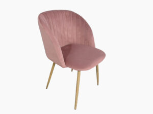 Eg Dining Chair Velvet Pink Pr65597 Dining Chairs Nz Depot - Nz Depot