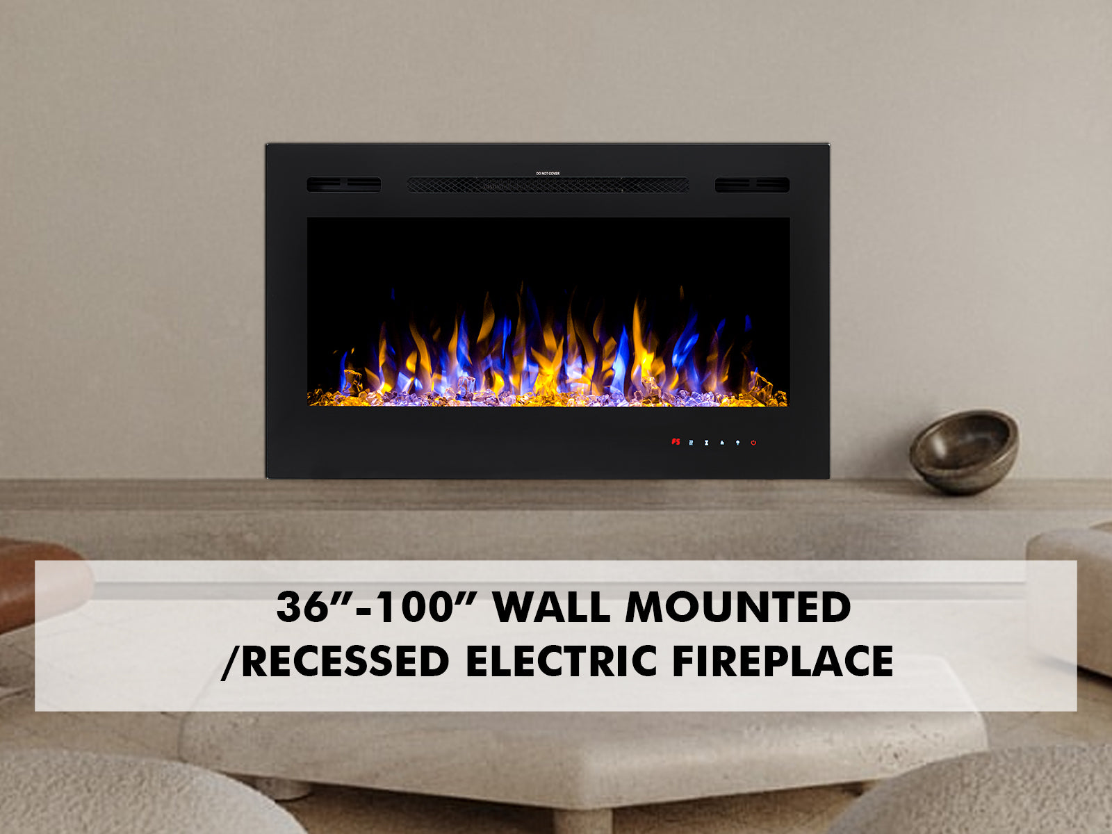 Electric Fireplace Wall Mounted Pr9041 Wall Heater Nz Depot 4 - Nz Depot