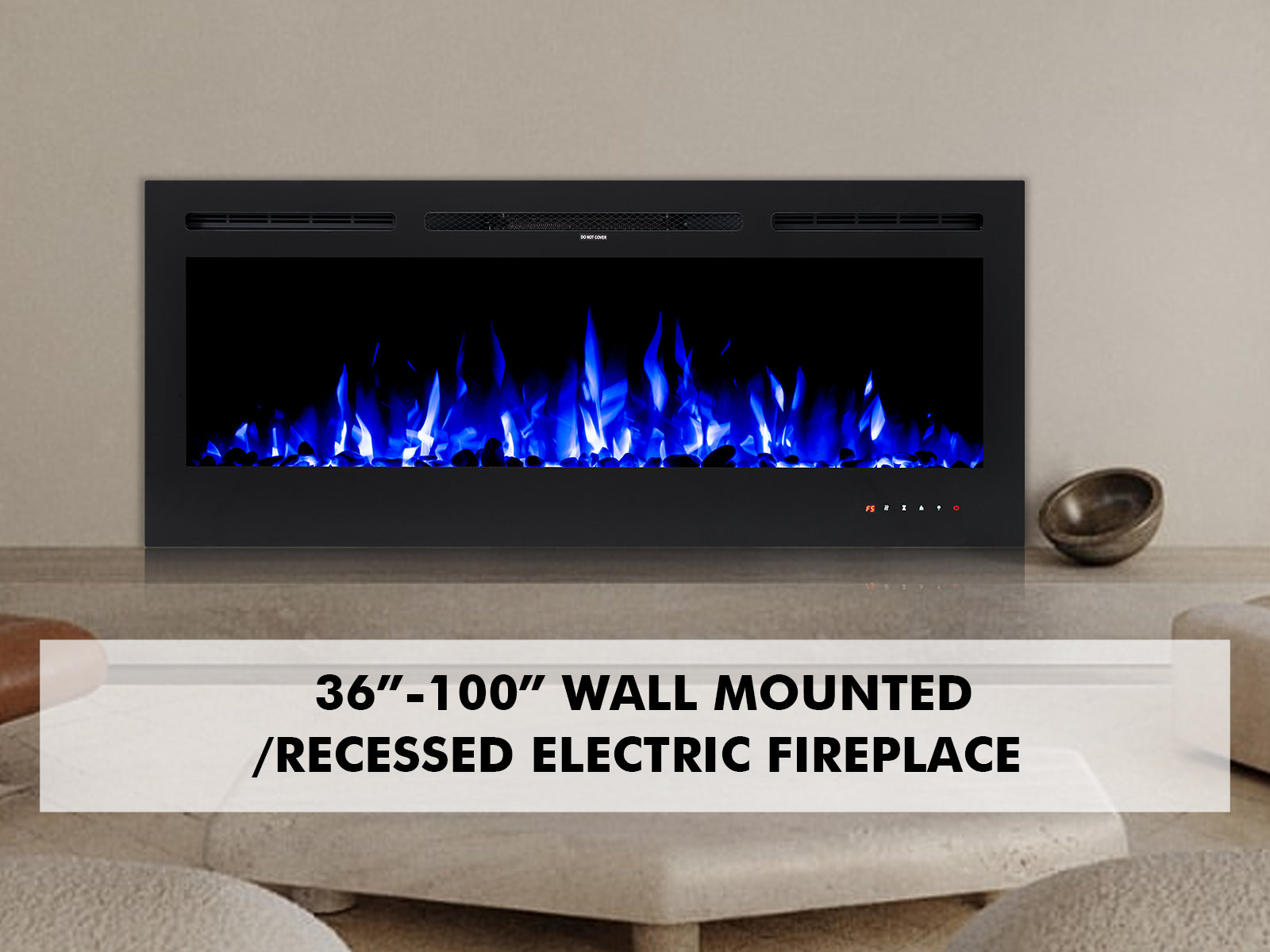 Electric Fireplace Wall Mounted Pr9042 Wall Heater Nz Depot 4 - Nz Depot