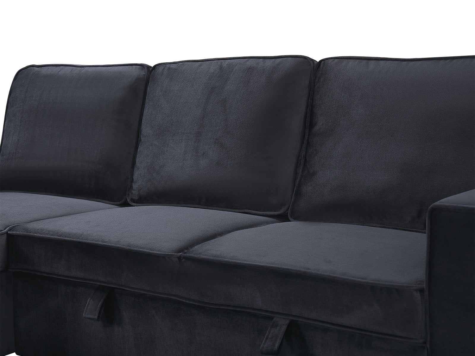 Enkel Pull Out Sofa Black Pr11712 Sofas Sectionals Sofa Beds Nz Depot 6 - Nz Depot