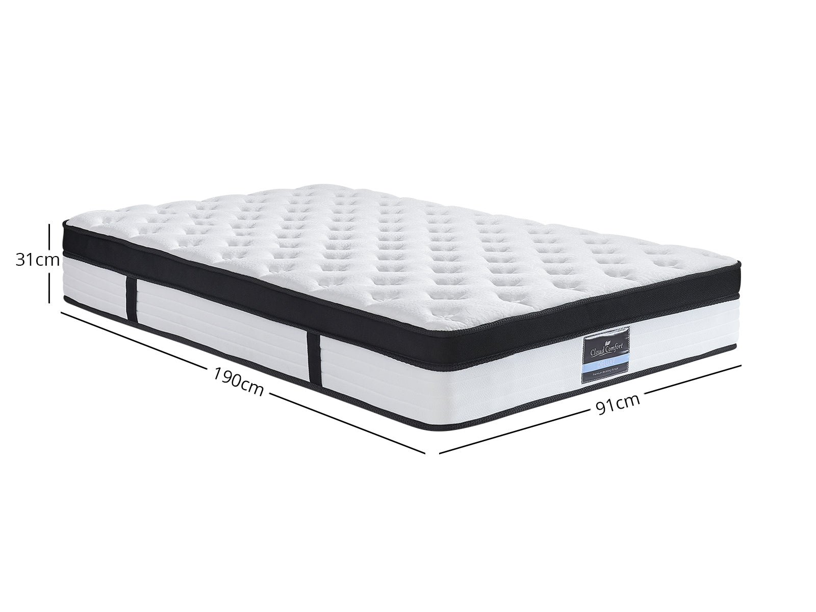 Euro Top Mattress Single Pr2151 Mattresses Nz Depot 3 - Nz Depot