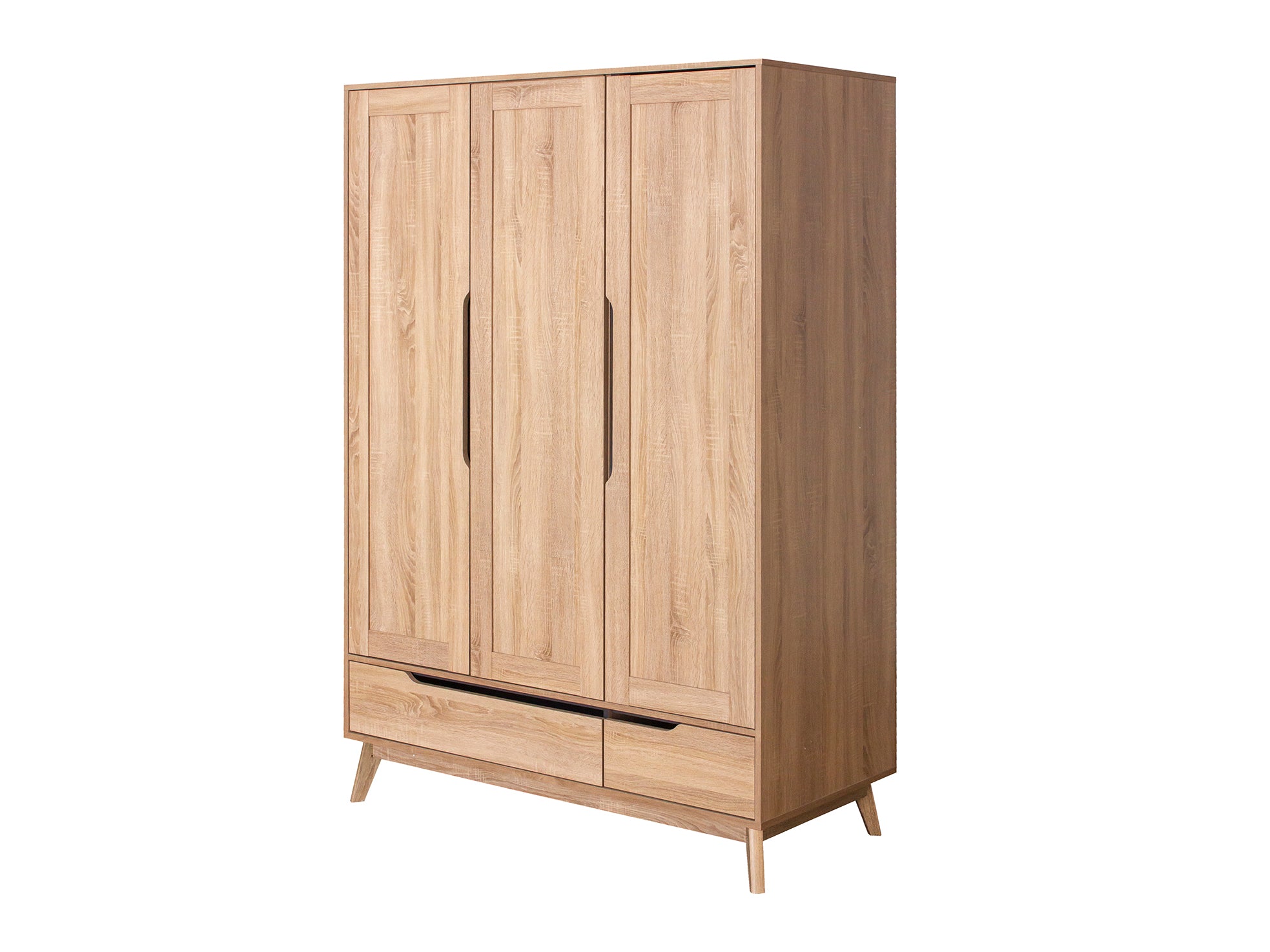 Fella 3 Doors Wardrobe With 2 Drawer Pr9292 Wardrobes Nz Depot 3 - Nz Depot