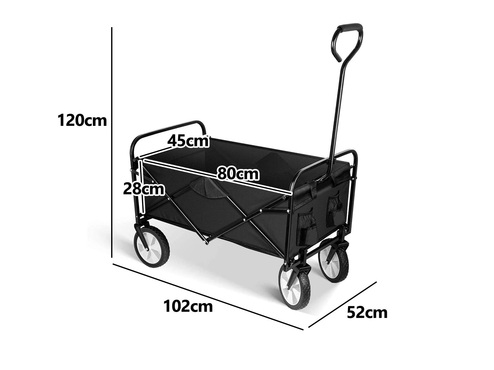 Folding Wagon Pr8636 Storage Boxes Garden Shed Nz Depot 7 - Nz Depot