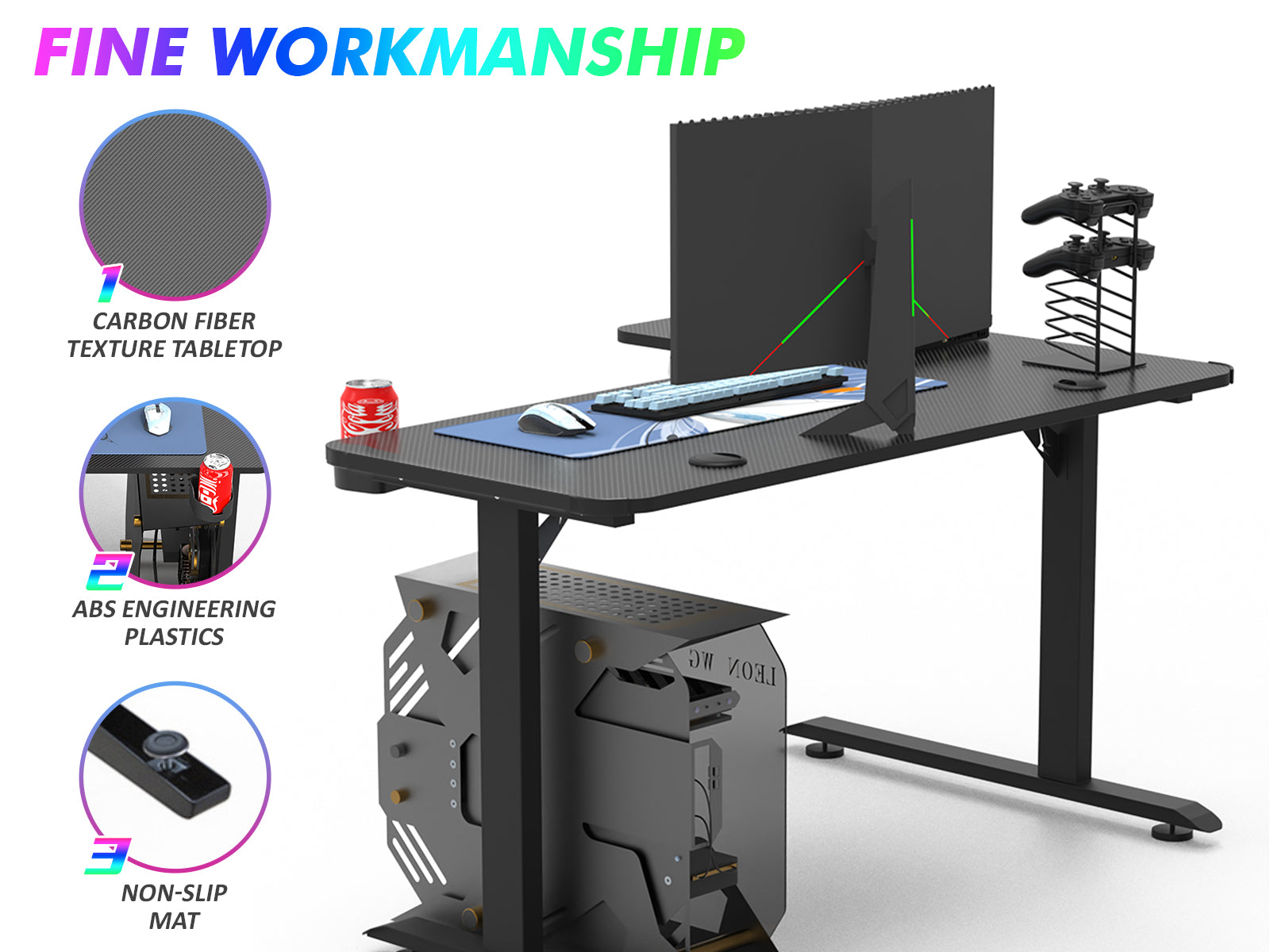 Gaming Table Pr9284 Desks Nz Depot 7 - Nz Depot