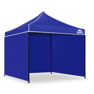 Gazebo C Silver coated roof 3x3m Blue