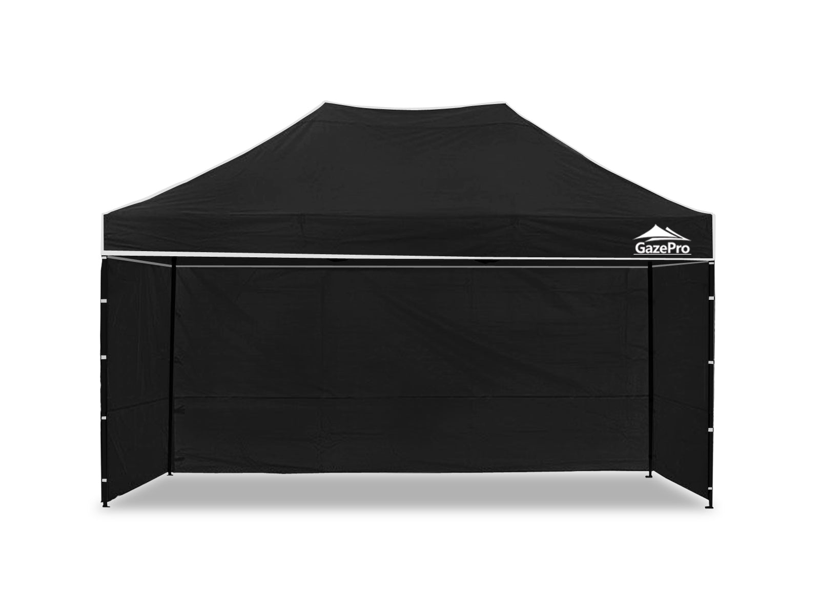 Gazebo C Silver Coated Roof 3X4.5M Black Pr9256 Gazebos Nz Depot 3 - Nz Depot