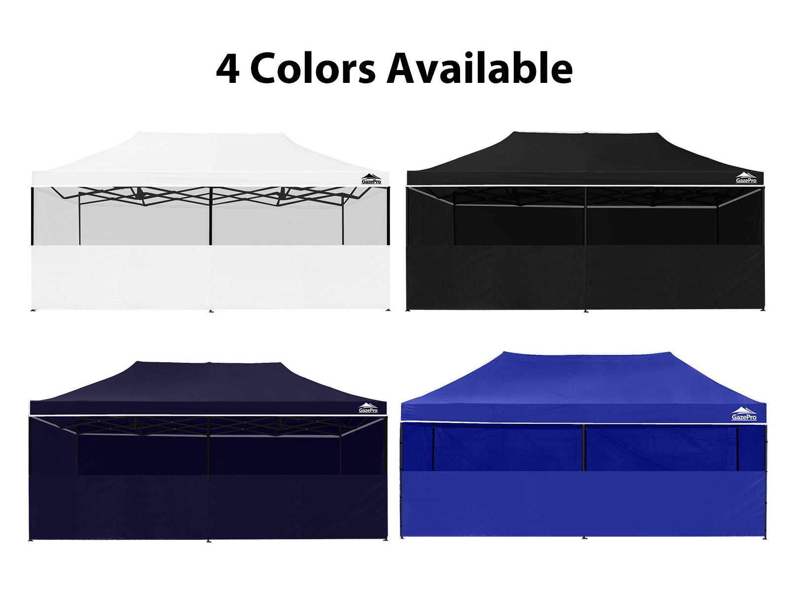 Gazebo C Silver Coated Roof 3X6M Navy Pr9261 Gazebos Nz Depot 8 - Nz Depot