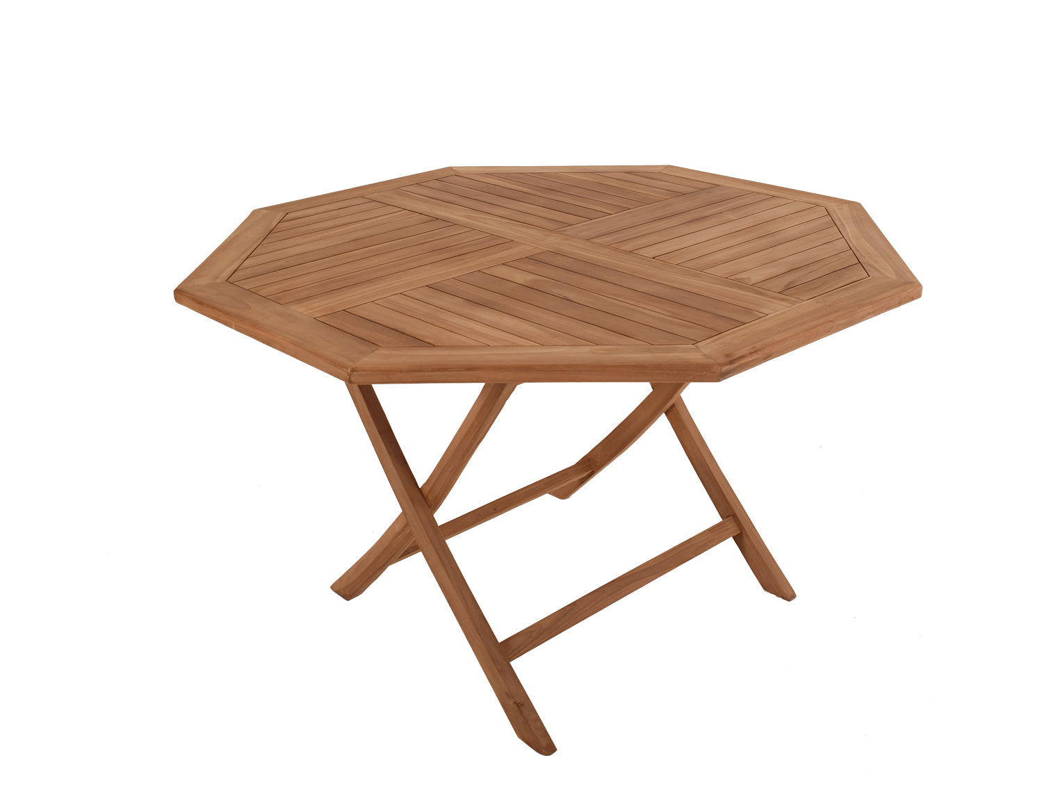 Goff Teak Wood Octagonal Folding Table 1.2M Pr10071 Outdoor Furniture Nz Depot 6 - Nz Depot