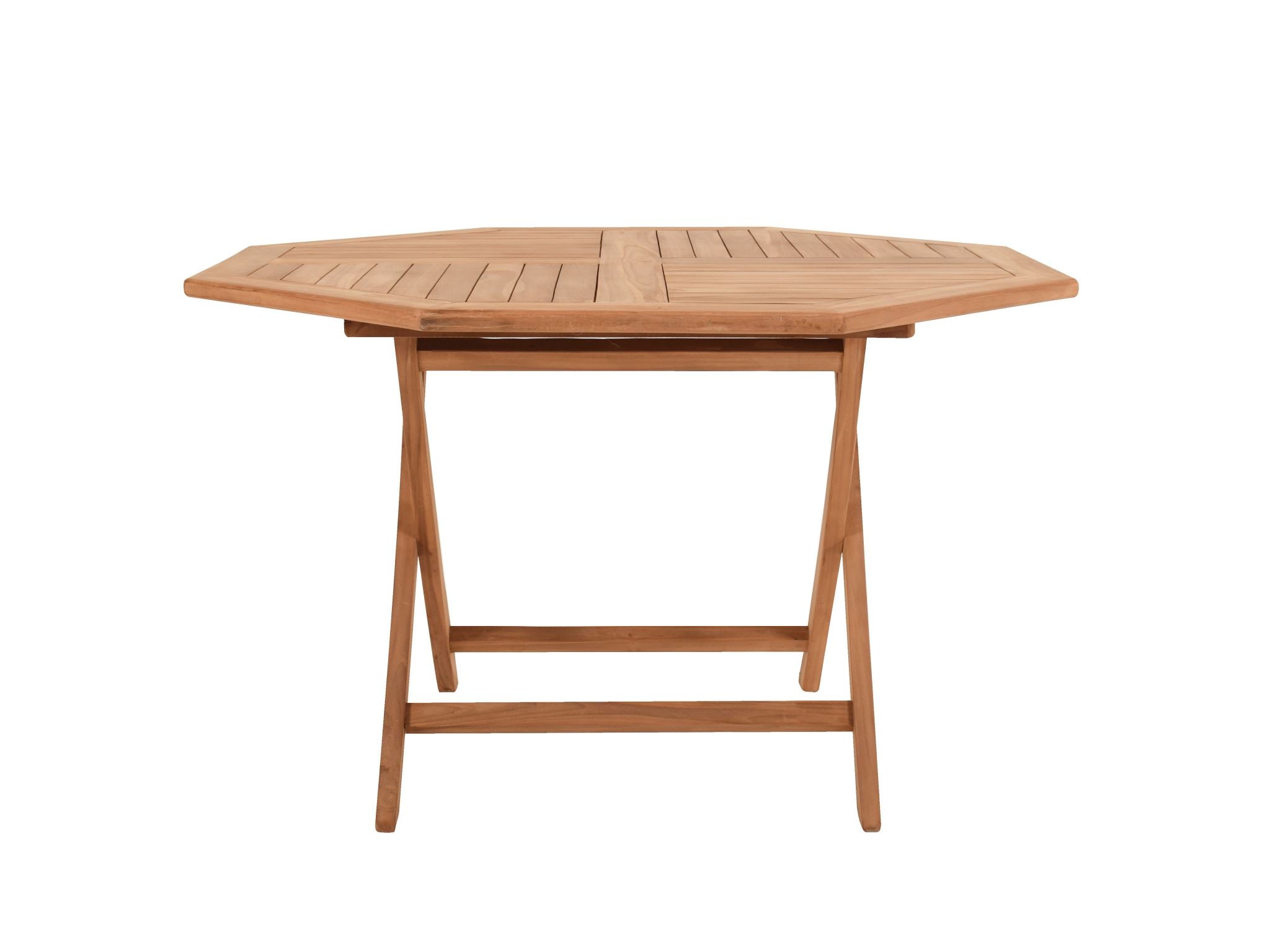 Goff Teak Wood Octagonal Folding Table 1.2M Pr10071 Outdoor Furniture Nz Depot 7 - Nz Depot