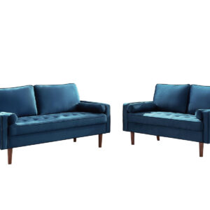 Gyllene Velvet Sofa Set