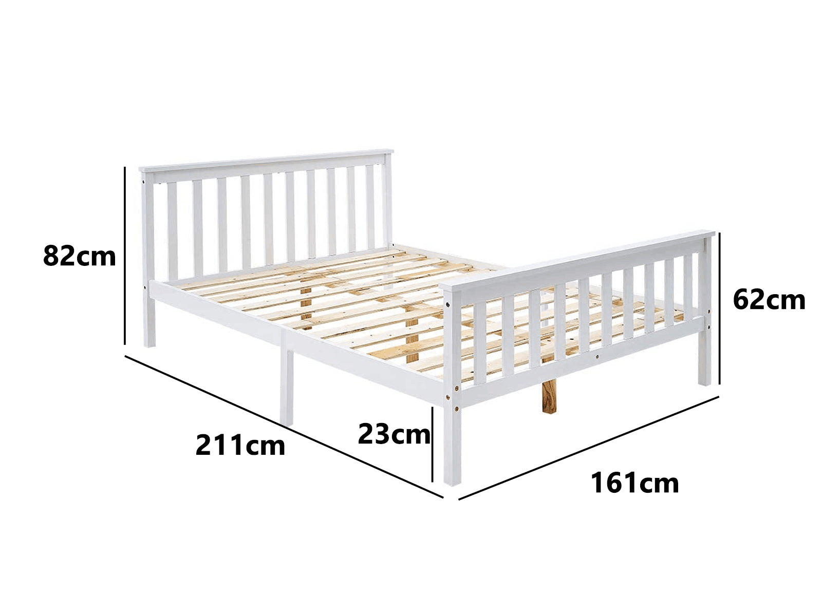 Hampshire Queen Bed With Mem23 Mattress Pr219894 Mattresses Nz Depot 3 - Nz Depot