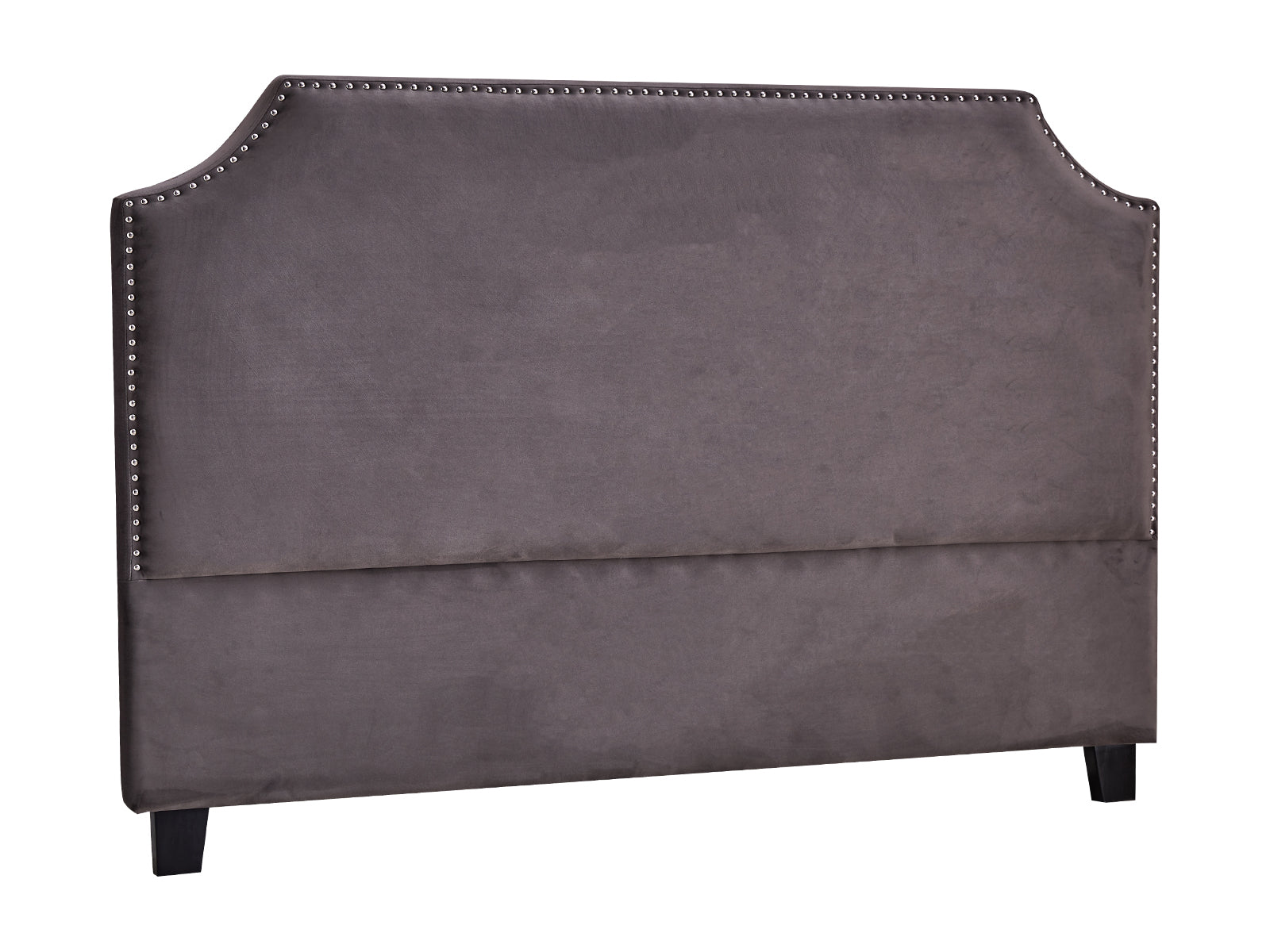 Headboard Nzk Velvet Dark Grey