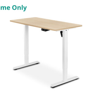 Height Adjustable Desk Frame White