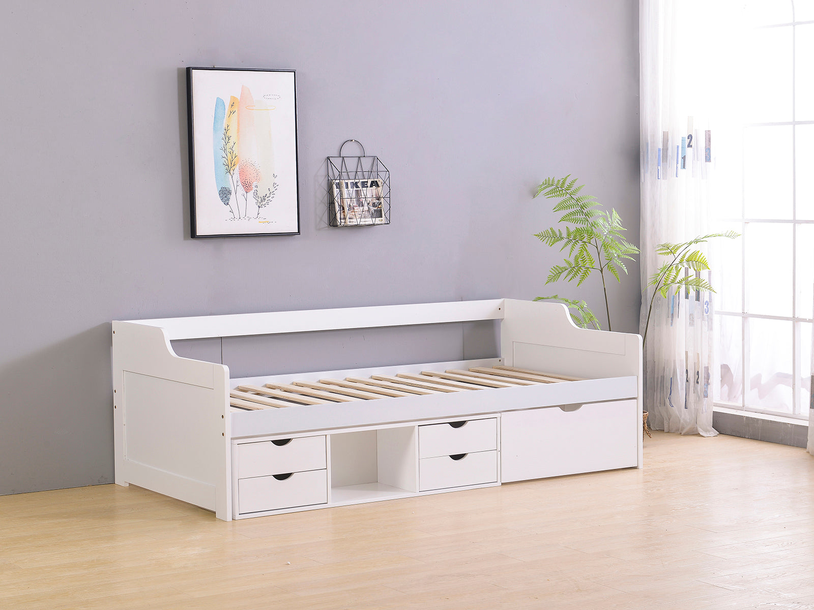 Herb Daybed With Drawers White Pr6144 Day Beds Nz Depot 12 - Nz Depot